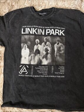 New linkin Park 2025 world concert tour tshirt